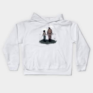 Eleven & Hopper Stranger Things Kids Hoodie